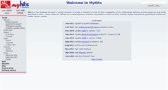 Desktop Screenshot of myhits.isb-sib.ch