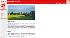 Desktop Screenshot of bcf.isb-sib.ch